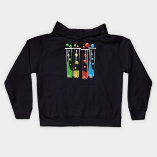 Scientific Test Tubes Kids Hoodie